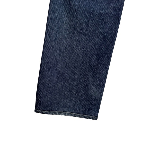 Paige Low Rise Bootcut Y2K Medium Wash Blue Jeans Whiskering Fading 25 - Picture 9 of 16